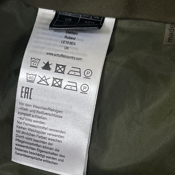 Schöffel Pants Mens XL 42 Green Gore Tex Waterproof Outdoor Adjustable Cuffs - Picture 6 of 16